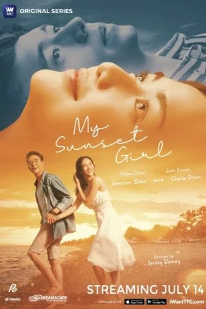 Моя девушка на закате